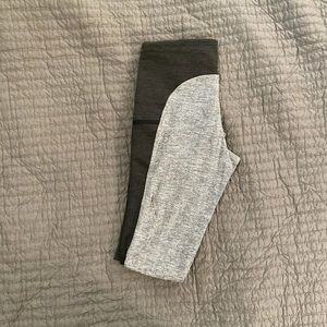 Gray winter leggings